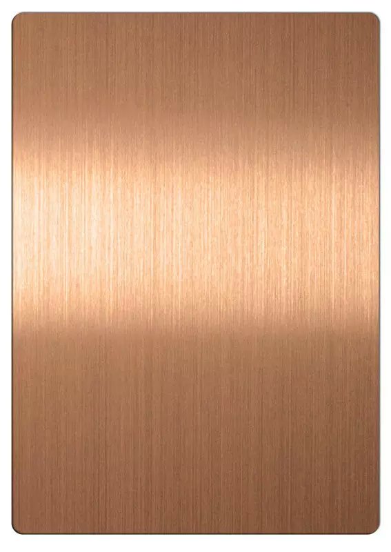 Coffee Hairline Stainless Steel Sheet